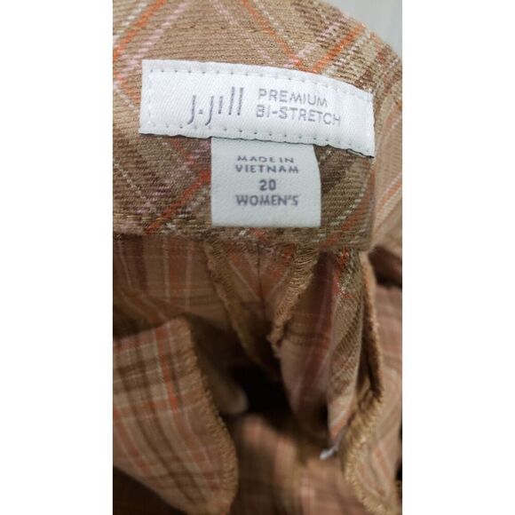 J. Jill Quinn Pant Camel/Multi Size 20 - Picture 5 of 6